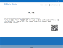 Tablet Screenshot of bncmarine.com